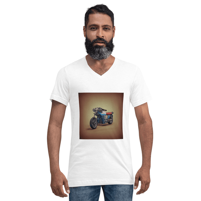 S Cafe Racer V-Neck T-Shirt CRS23002